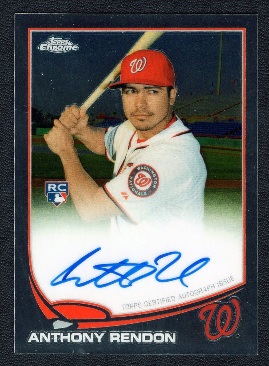 2013 Topps Chrome #128 Anthony Rendon Rookie Autograph
