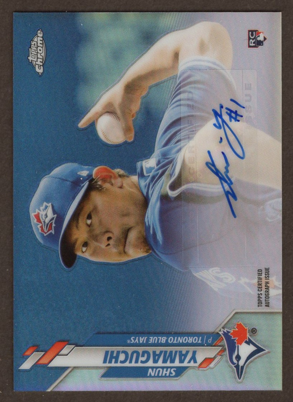 2020 Topps Chrome Update #USA-SY Shun Yamaguchi Rookie Refractor Autograph