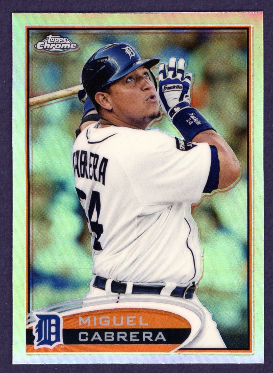 2012 Topps Chrome #130 Miguel Cabrera Refractor - The Baseball