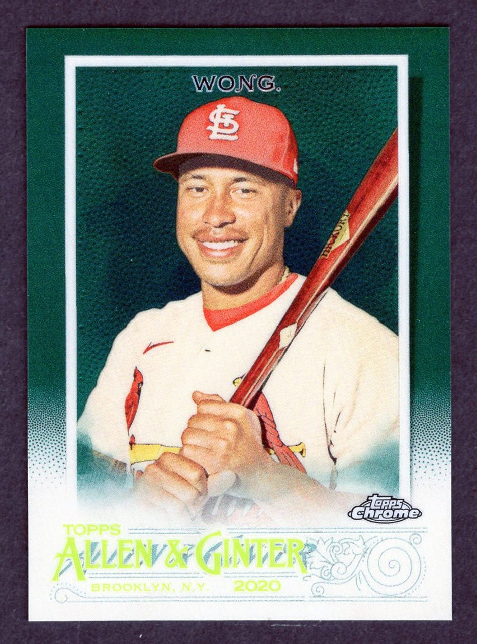 2020 Topps Allen & Ginter Chrome #164 Kolten Wong Green Refractor 60/99