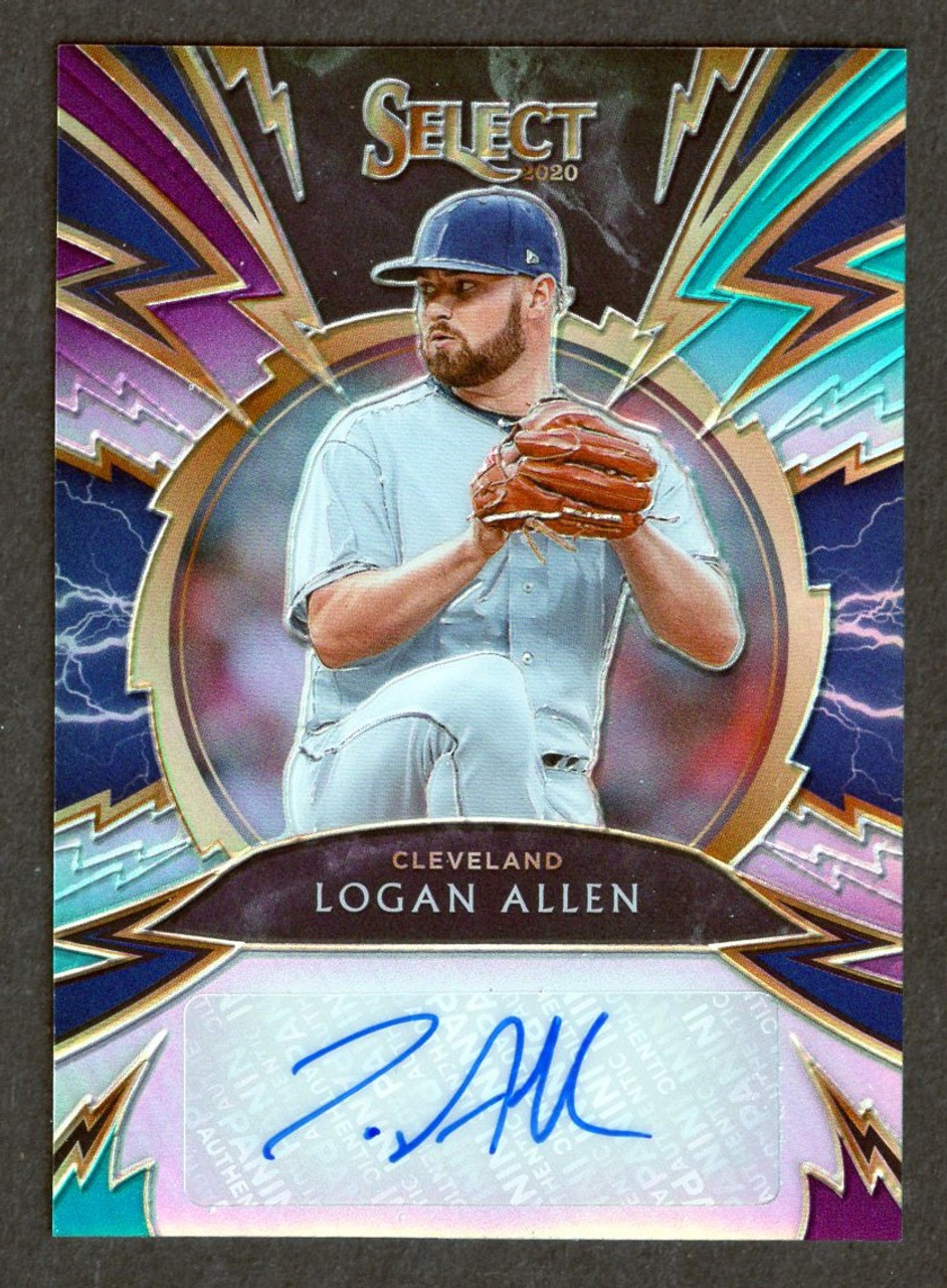 2020 Panini Select #SS-LA Logan Allen Tri Color Prizm Rookie Autograph 02/49