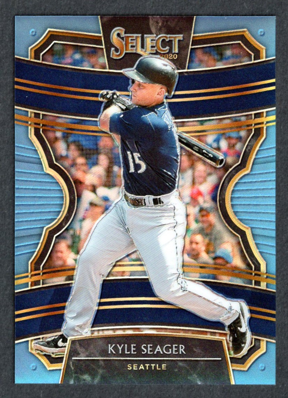 2020 Panini Select #44 Kyle Seager Light Blue Prizm 10/35