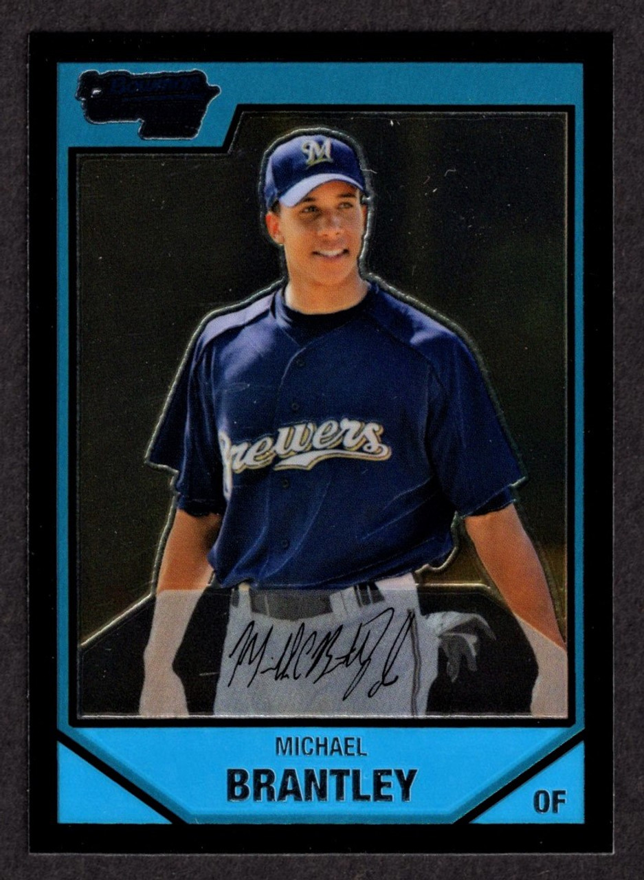 2007 Bowman Chrome #BC15 Michael Brantley 1st Chrome 