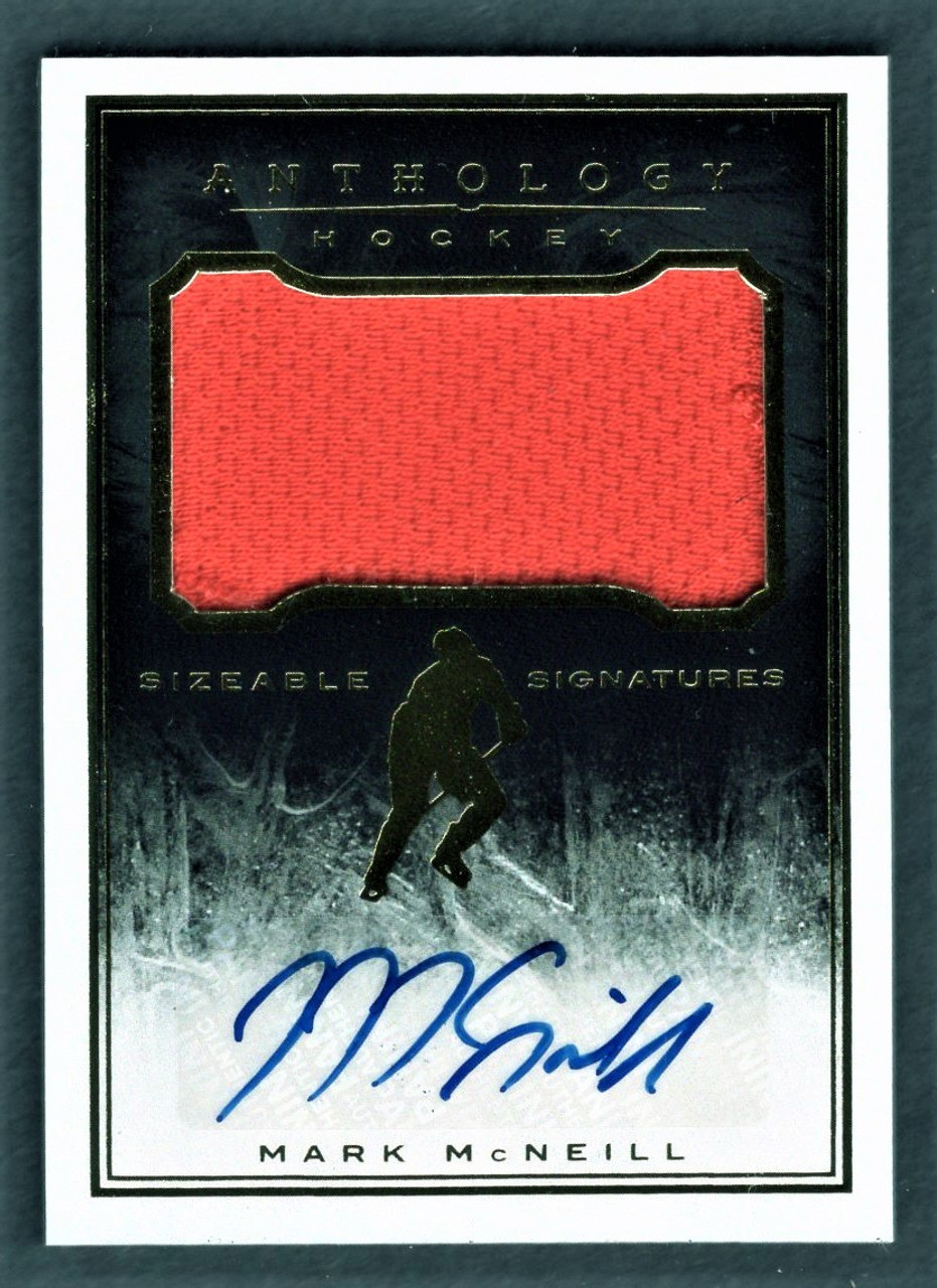 2014-15 Panini Anthology #SS-MM Mark McNeill Sizeable Signatures Jersey Autograph 244/299