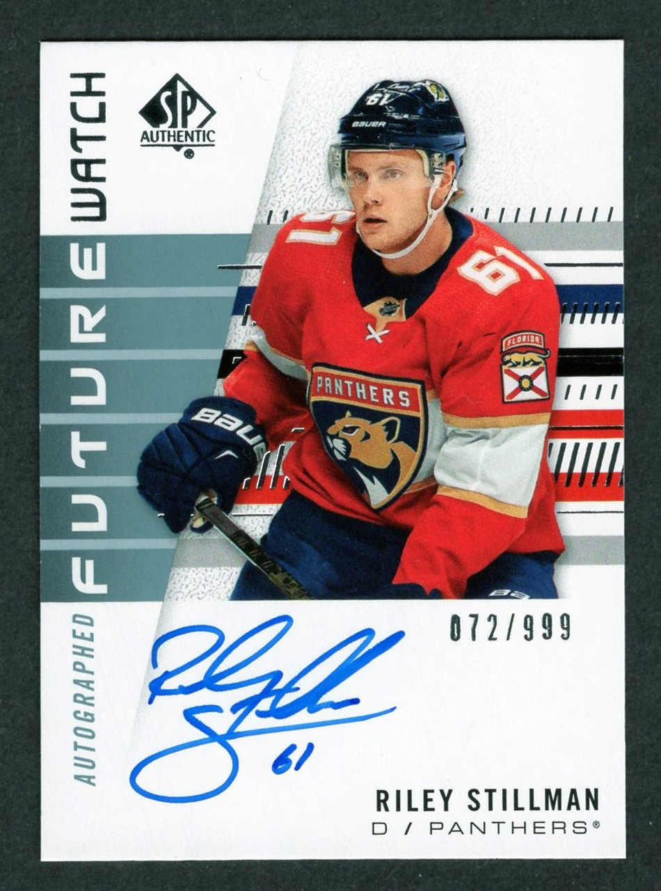 2019-20 Upper Deck SP Authentic #153 Riley Stillman Future Watch Rookie Autograph 072/999