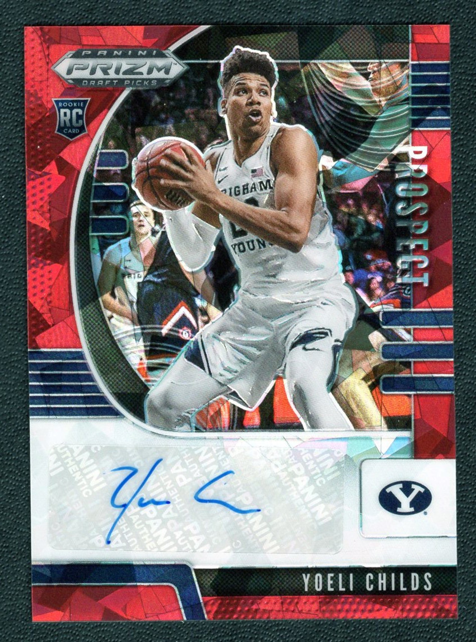 2020 Panini Prizm Draft Picks #PA-YO Yoeli Childs Red Ice Prizm Rookie