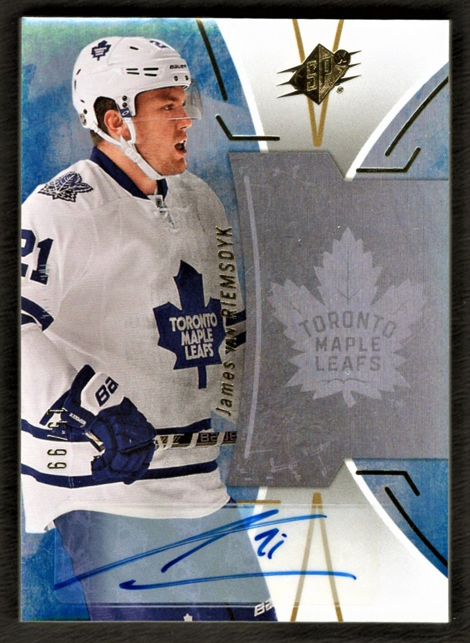 2016-17 Upper Deck SPX #43 James Van Riemsdyk Autograph 15/99