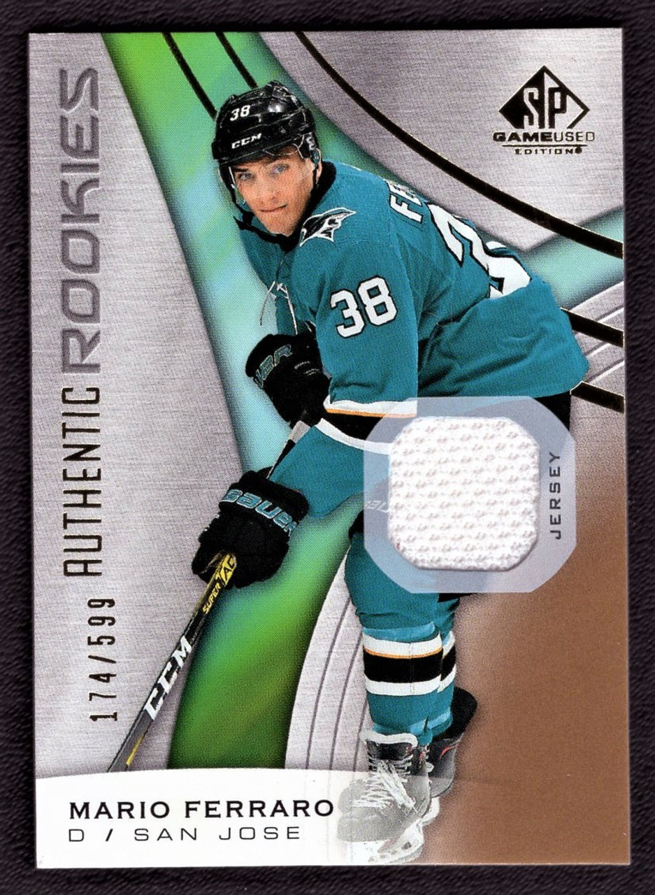 2019-20 Upper Deck SP Game Used #110 Mario Ferraro Authentic Rookies Jersey Relic 174/599