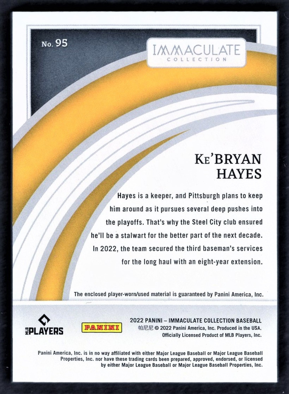 2022 Panini Diamond Kings #PM-KH Ke'Bryan Hayes Portrait Materials