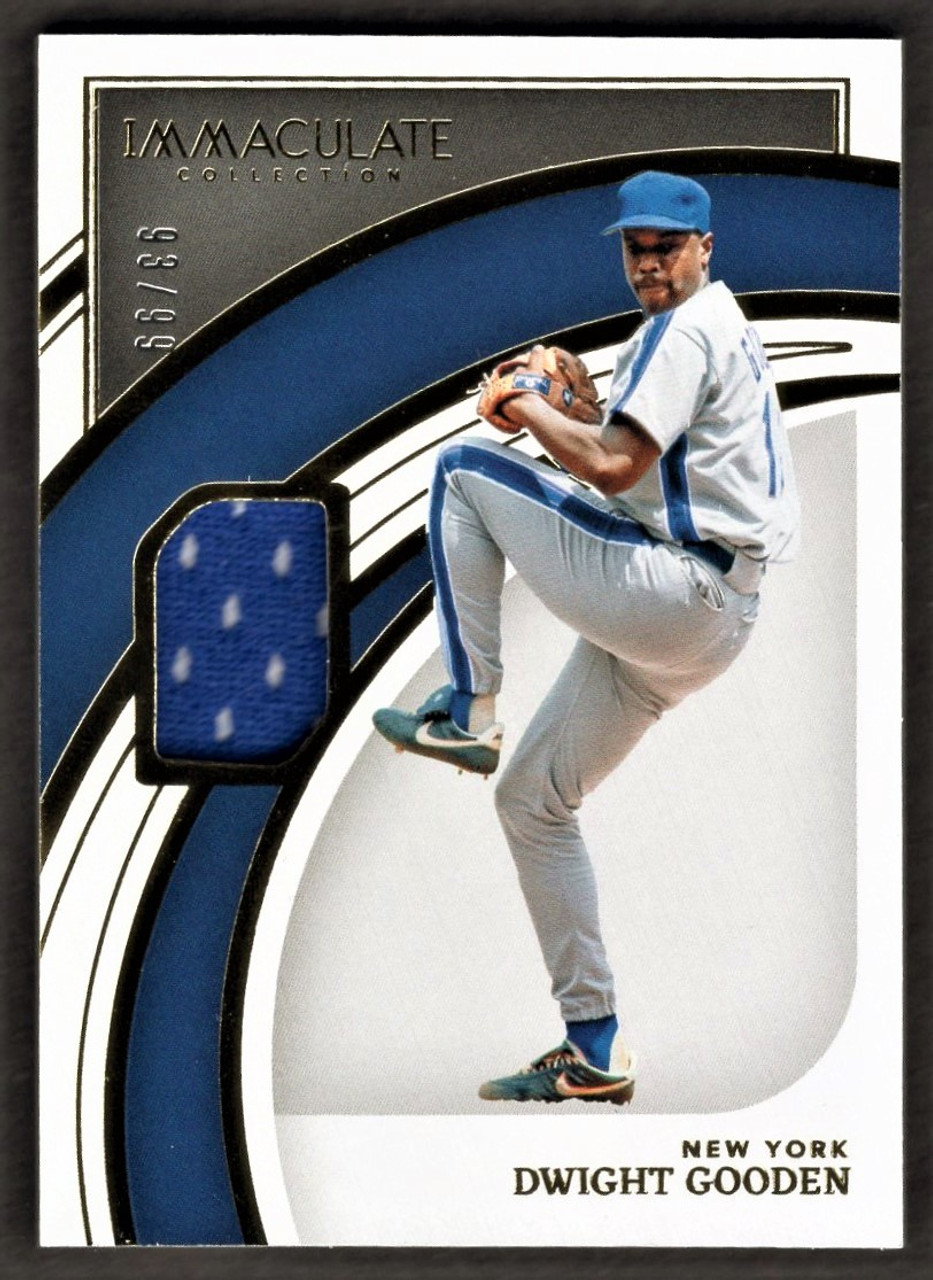 2022 Panini Immaculate #71 Dwight Gooden Game Worn Jersey Relic 93/99