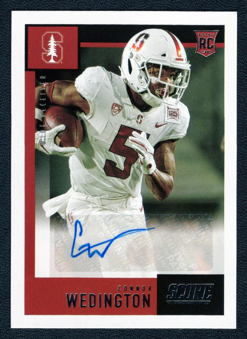 2021 Panini Chronicles Score Draft Picks #SA-CWE Connor Wedington Rookie Autograph