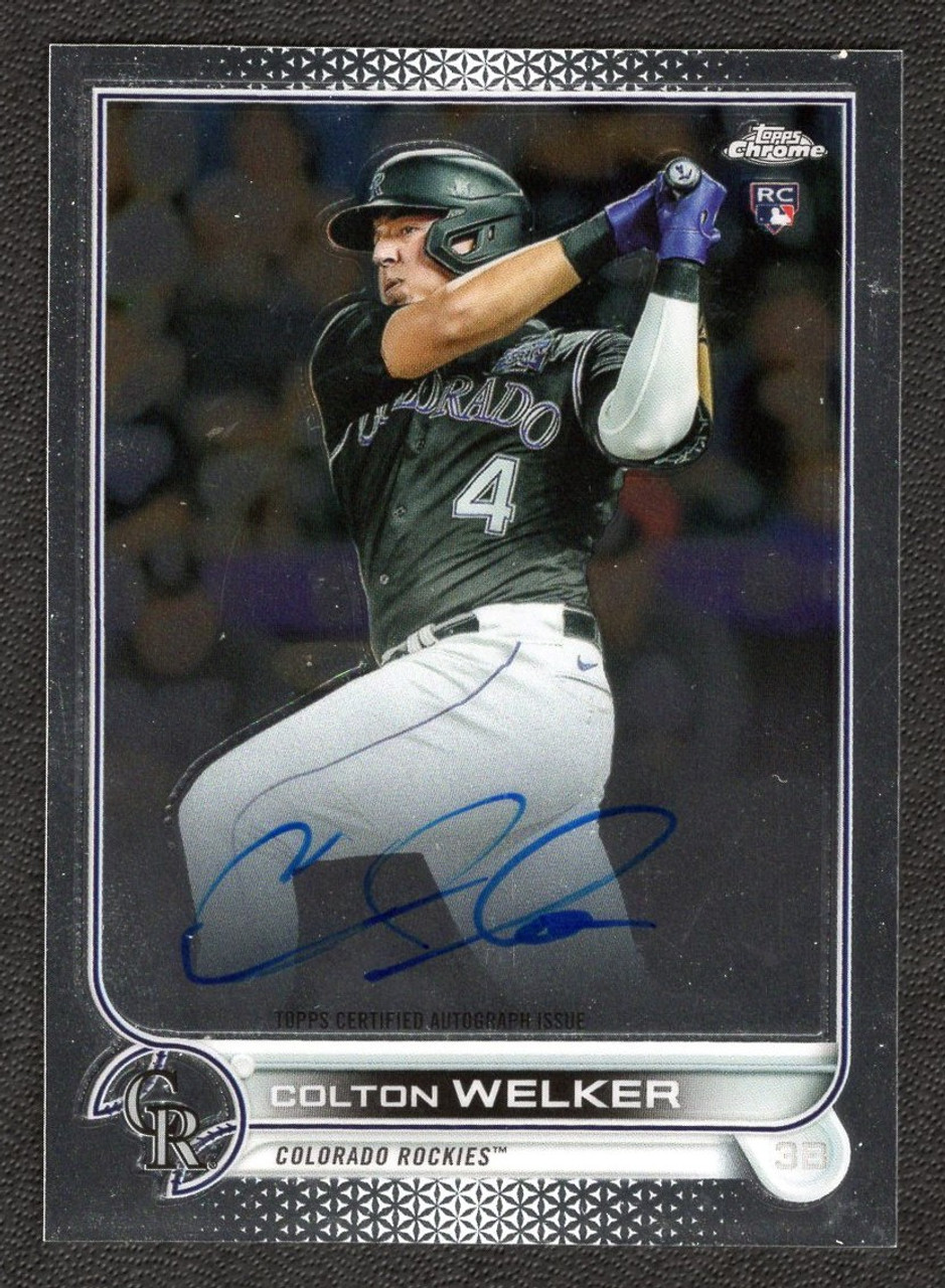 2022 Topps Chrome #RA-CWE Colton Welker Rookie Autograph