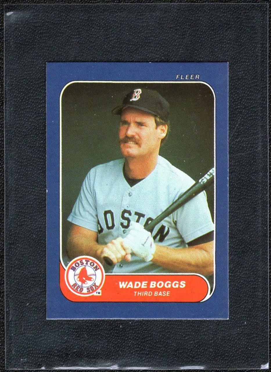 1986 Fleer #72 Wade Boggs Mini