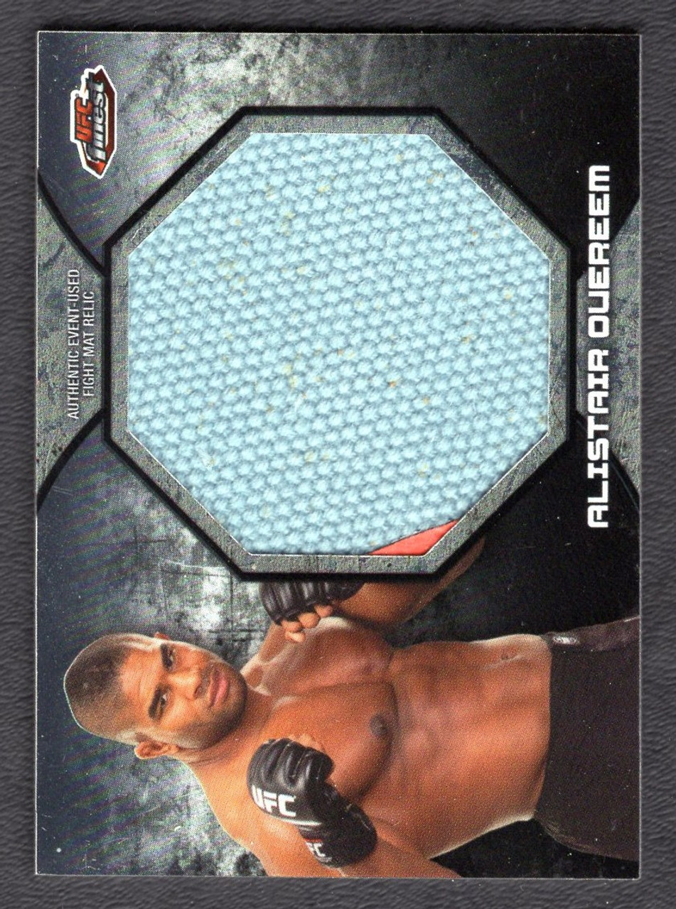 2013 Topps Finest #FFM-AO Alistar Overeem Finest Fight Mat Jumbo Relic