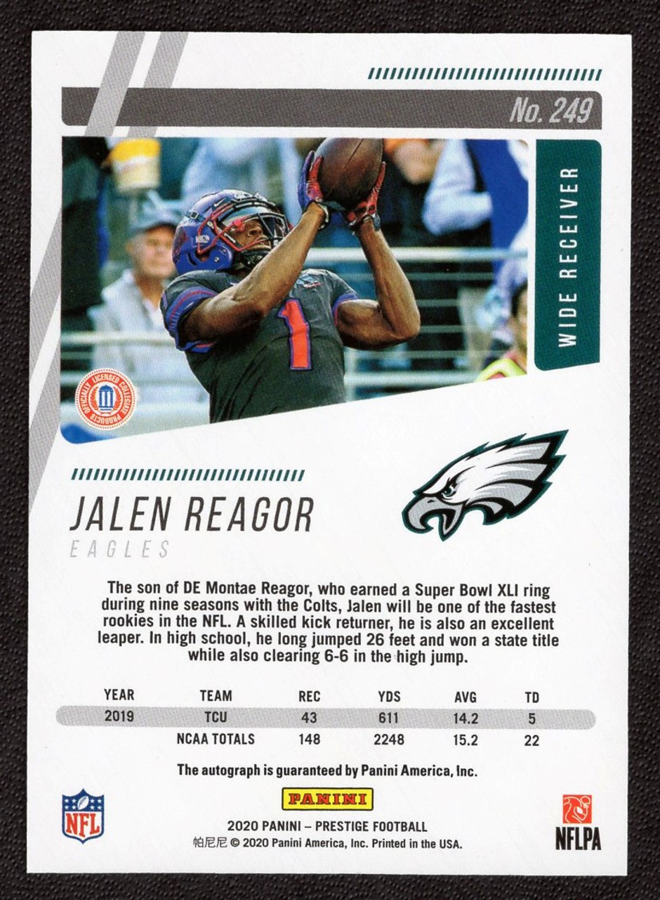 2020 Panini Prestige #249 Jalen Reagor Rookie Autograph