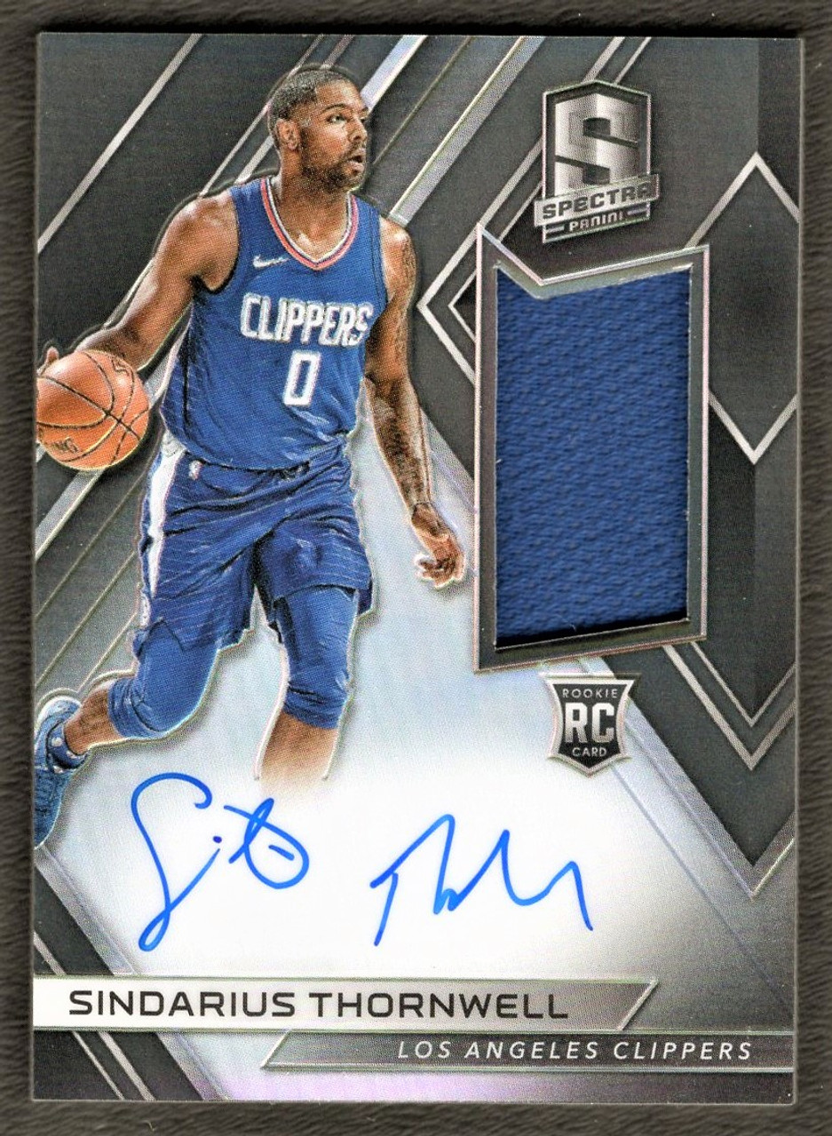 2017/18 Panini Spectra #122 Sindarius Thornwell Rookie Jersey Autograph 200/299