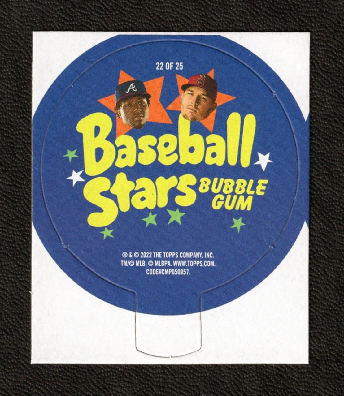 2022 Topps Heritage #22 Hank Aaron Baseball Stars Bubble Gum Candy Lid -  The Baseball Card King, Inc.