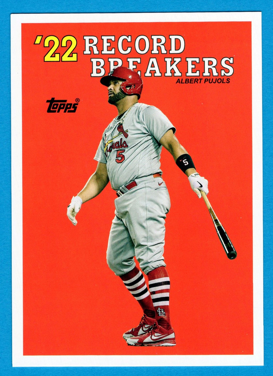 2023 Topps Series 2 #RB-2 Albert Pujols Oversized Topps Record Breakers Boxloader