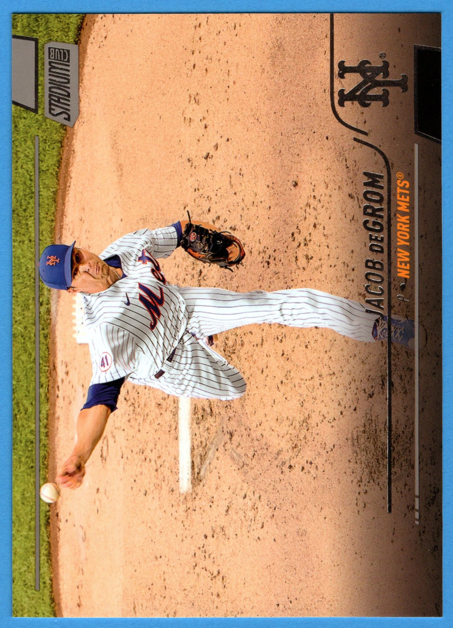 2022 Topps Stadium Club #125 Jacob DeGrom Oversized Base Topper (#3)