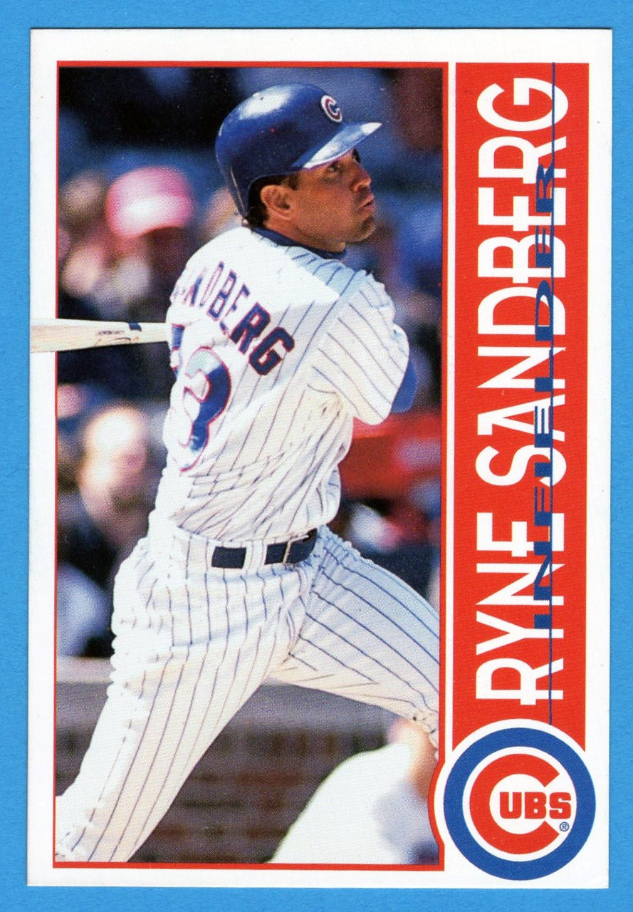 1996 Gatorade Chicago Cubs #18 Ryne Sandberg - The Baseball Card