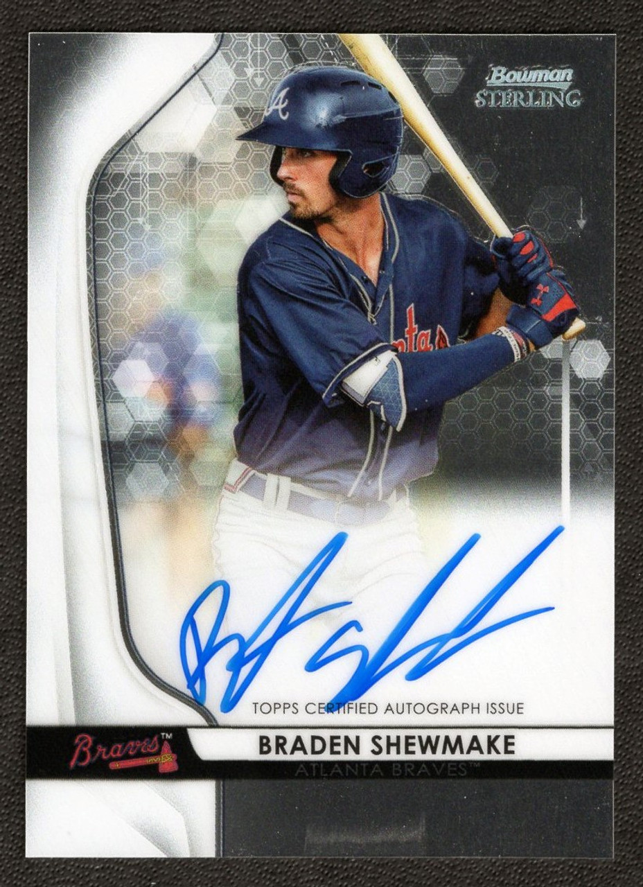 2020 Bowman Sterling #BSPA-BSH Braden Shewmake Prospect Autograph