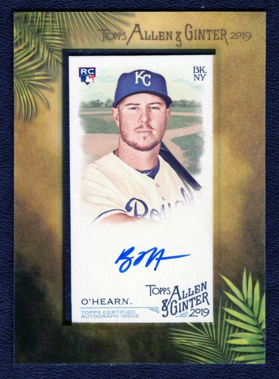 2019 Topps Allen & Ginter #MA-ROH Ryan O'Hearn Framed Mini Rookie Autograph 