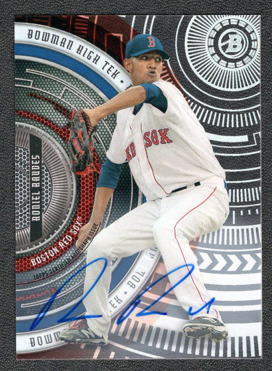 2017 Bowman High Tek #BHT-RR Roniel Raudes Prospect Autograph