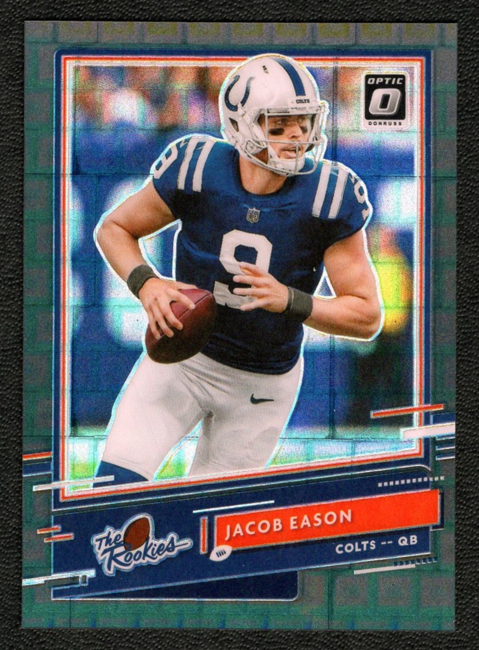 2020 Panini Donruss Optic #TR-JE Jacob Eason The Rookies Black Pandora Prizm 11/25