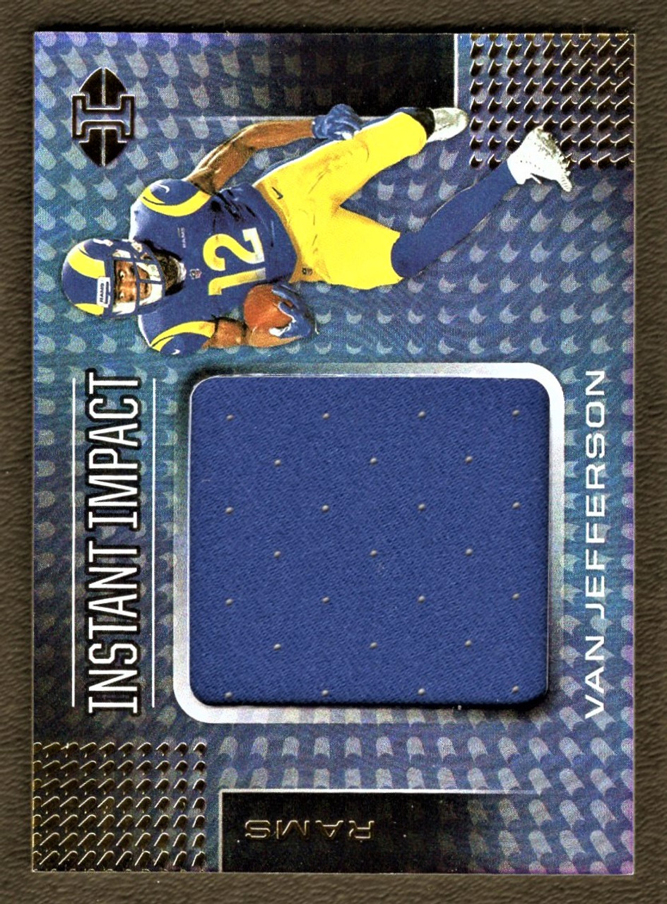 2020 Panini Illusions #II28 Van Jefferson Instant Impact Rookie Jersey Relic