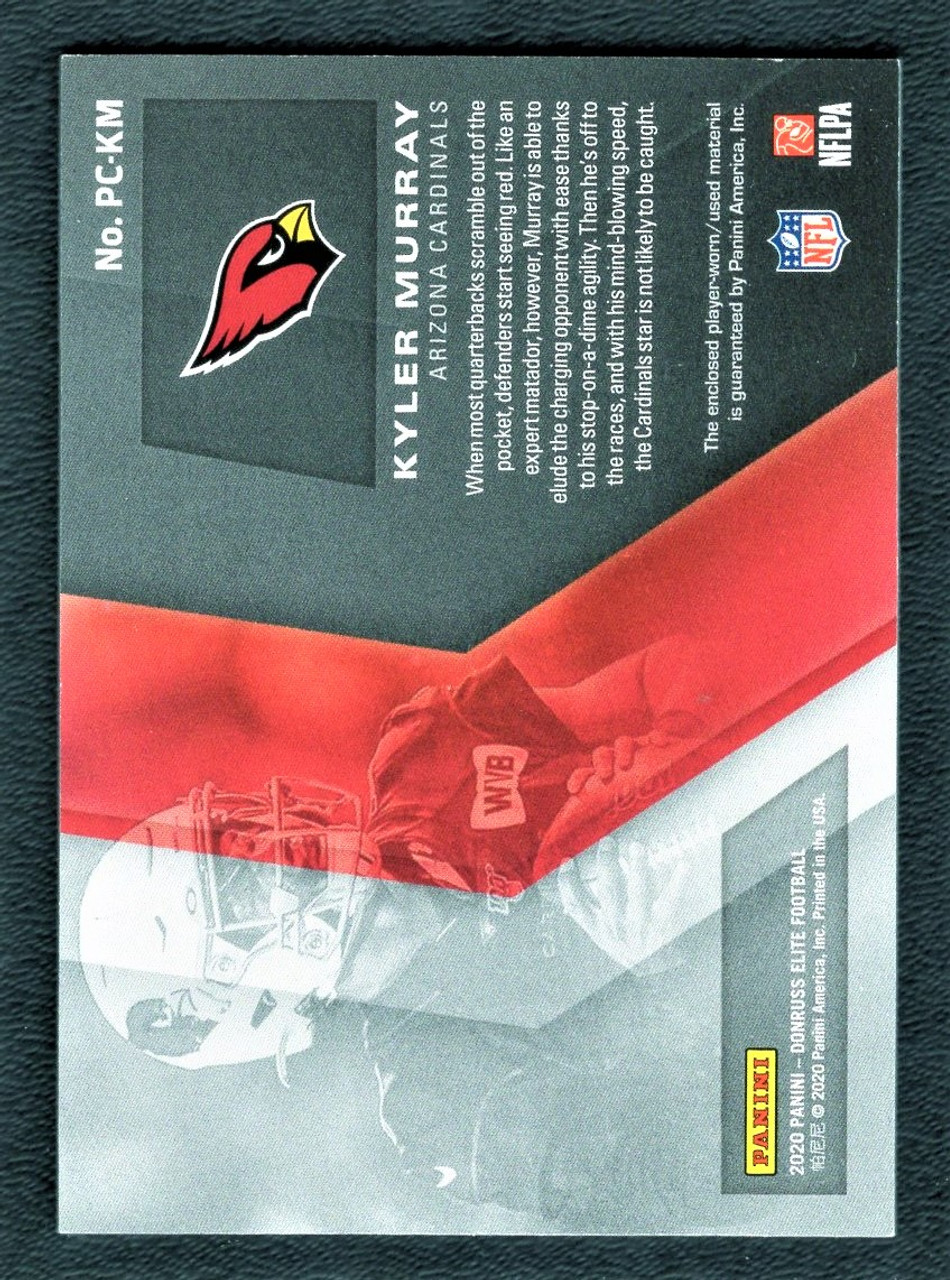 2020 Donruss Elite #PC-KM Kyler Murray Primary Colors Jersey Relic