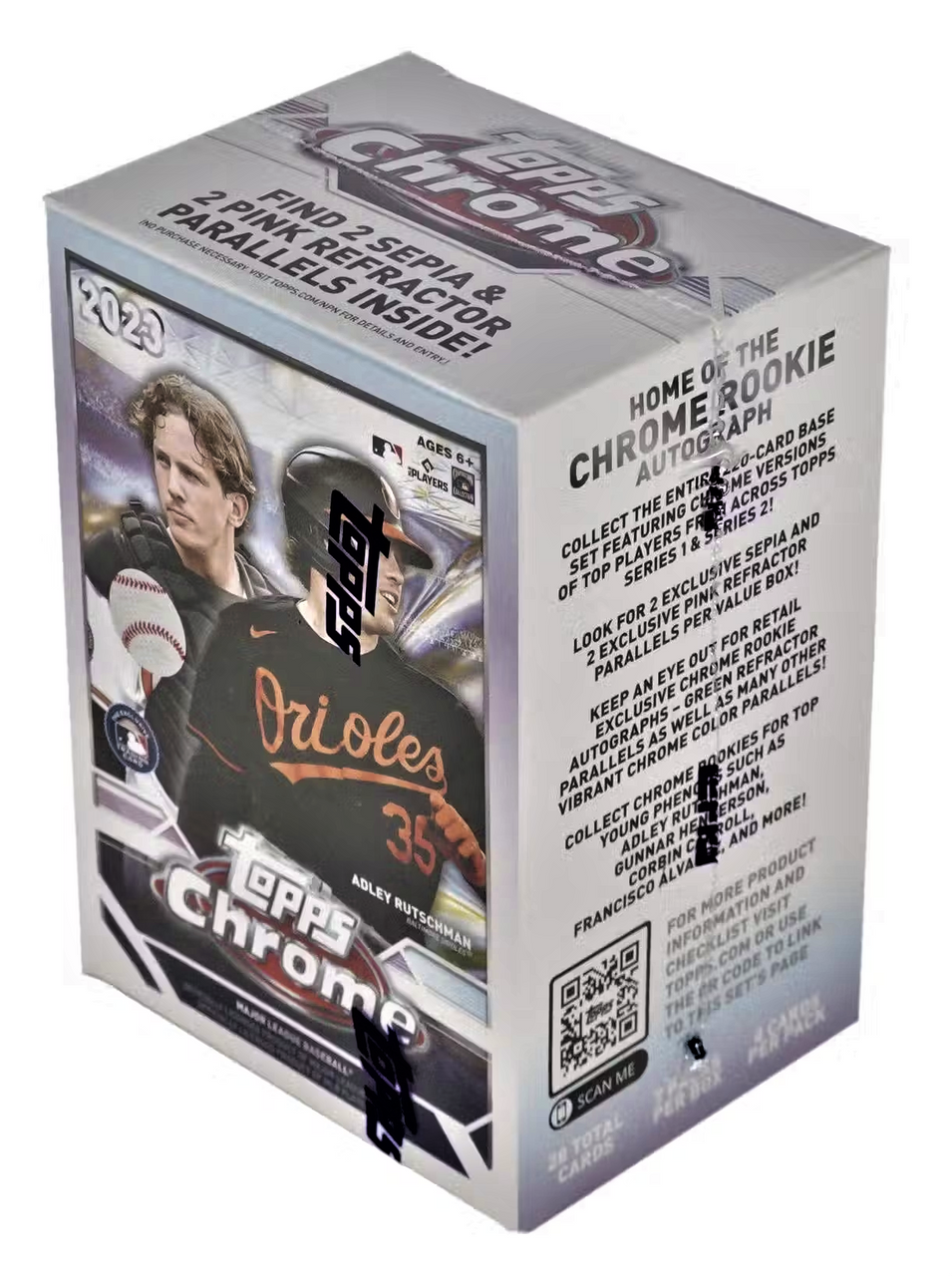 2023 Topps MLB Chrome Baseball Trading Card Blaster Box