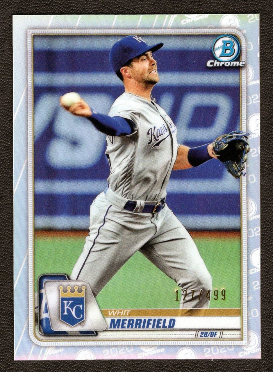 2020 Bowman Chrome #6 Whit Merrifield Refractor 127/499