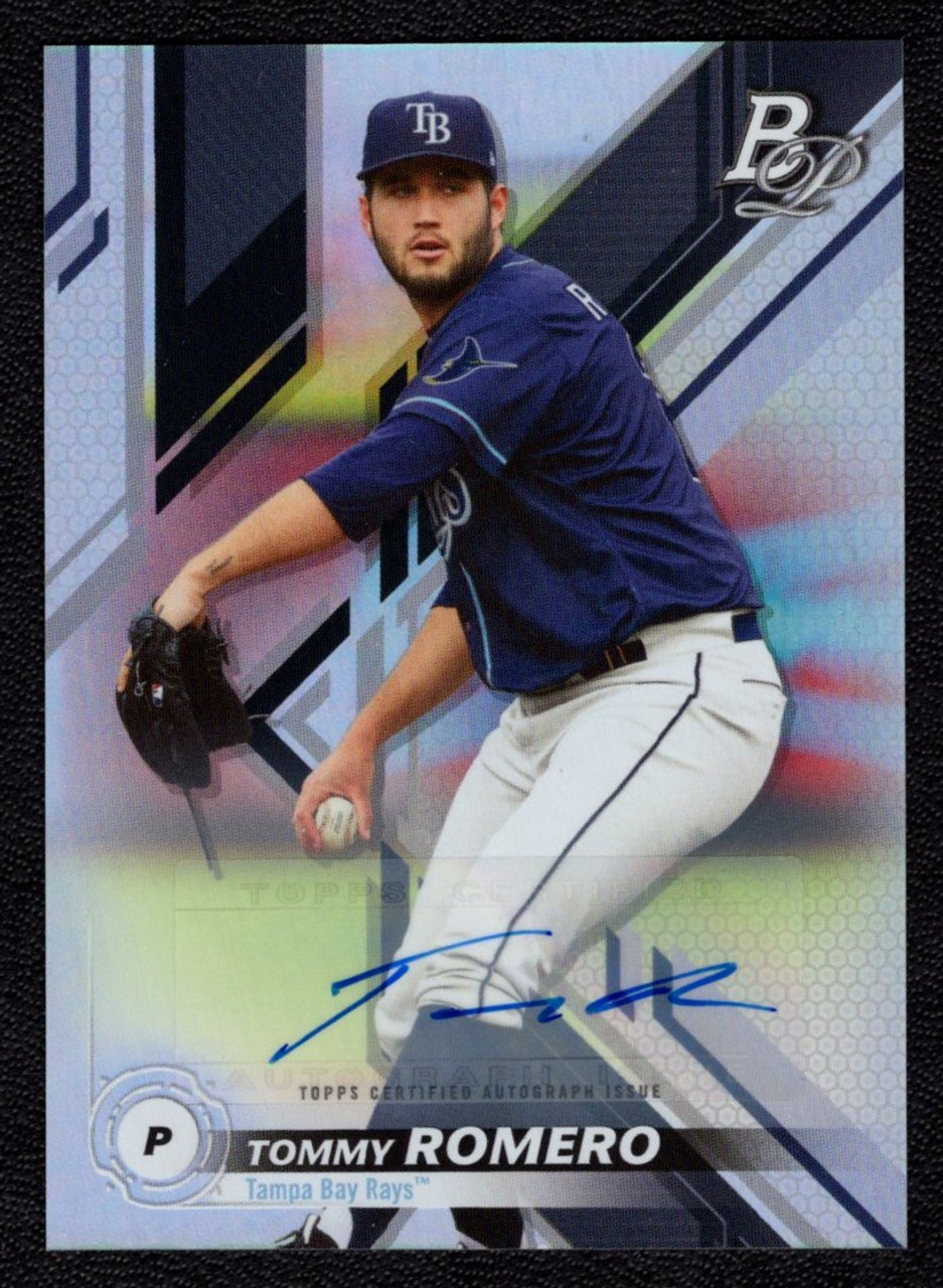 2019 Bowman Platinum TOP-53 Tommy Romero Prospect Autograph