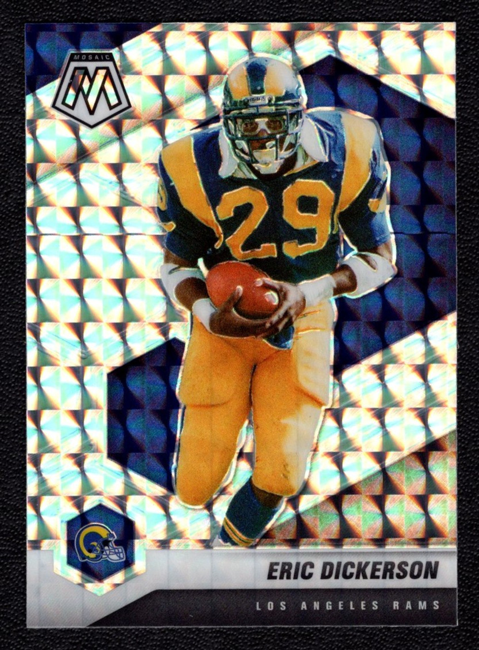 2021 Panini Mosaic #117 Eric Dickerson Silver Prizm