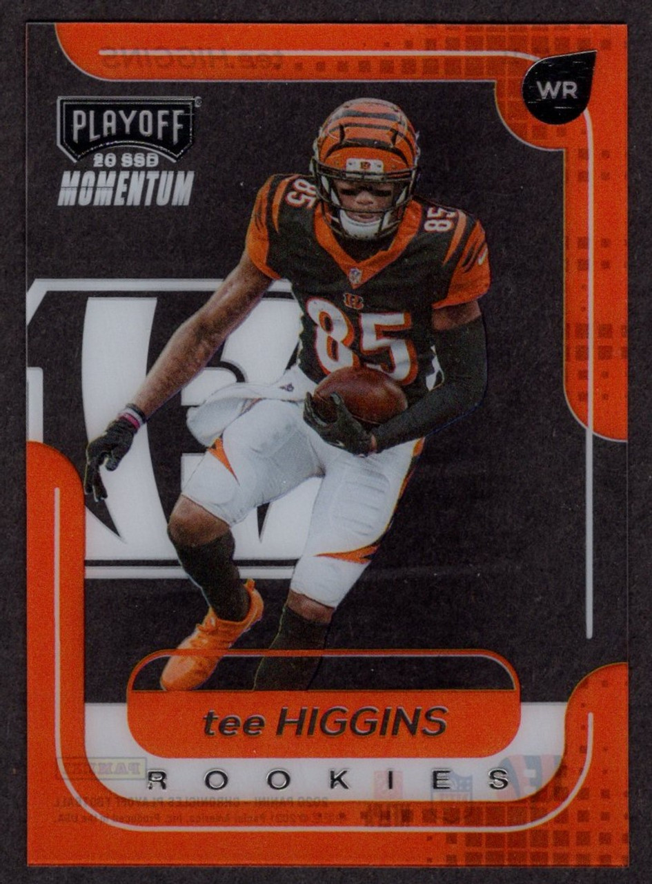 2020 Panini Chronicles Playoff #M-11 Tee Higgins Momentum Acetate Rookie/RC