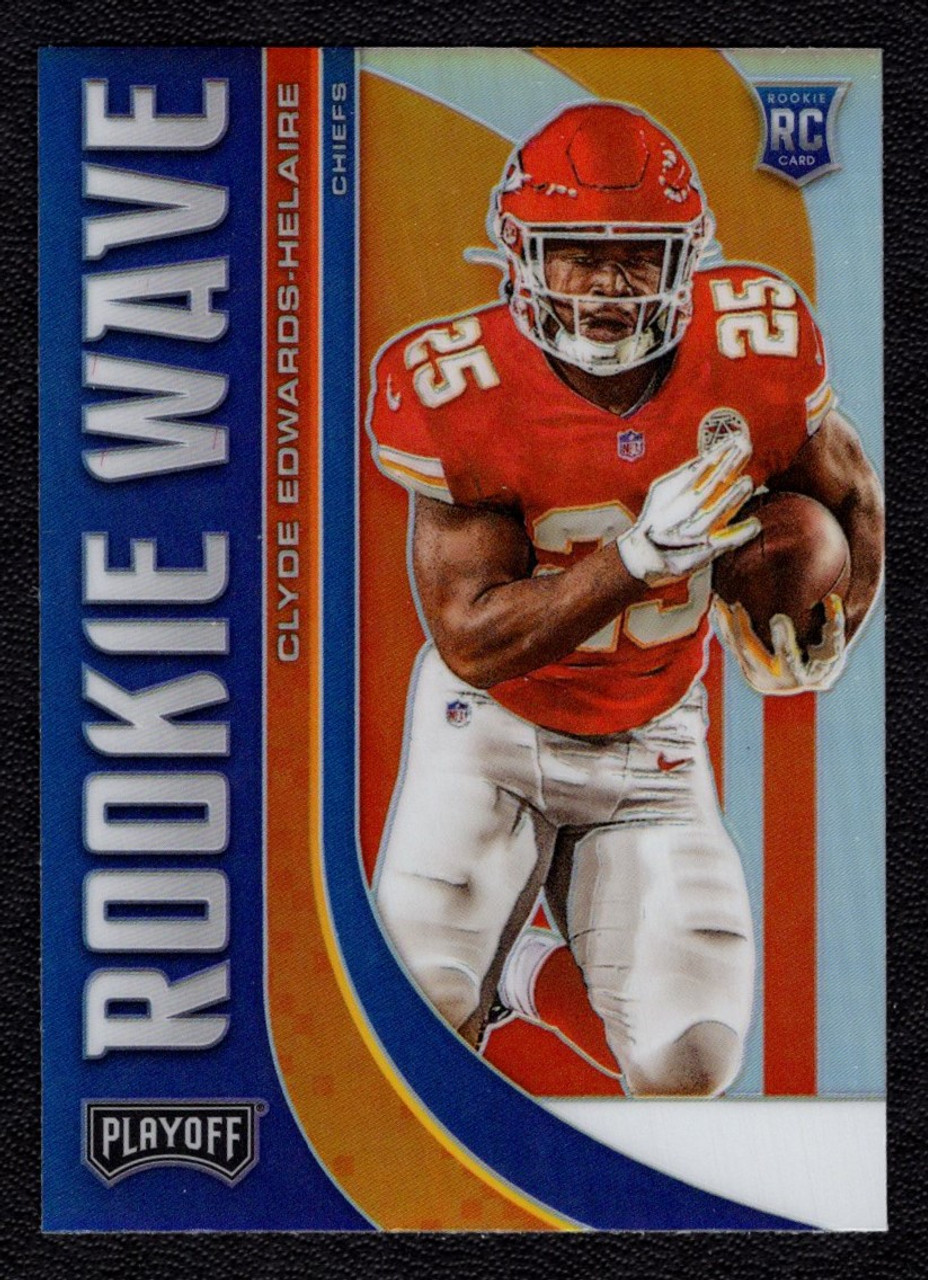 2020 Panini Playoff #RW-12 Clyde Edwards-Helaire Rookie Wave/RC Prizm