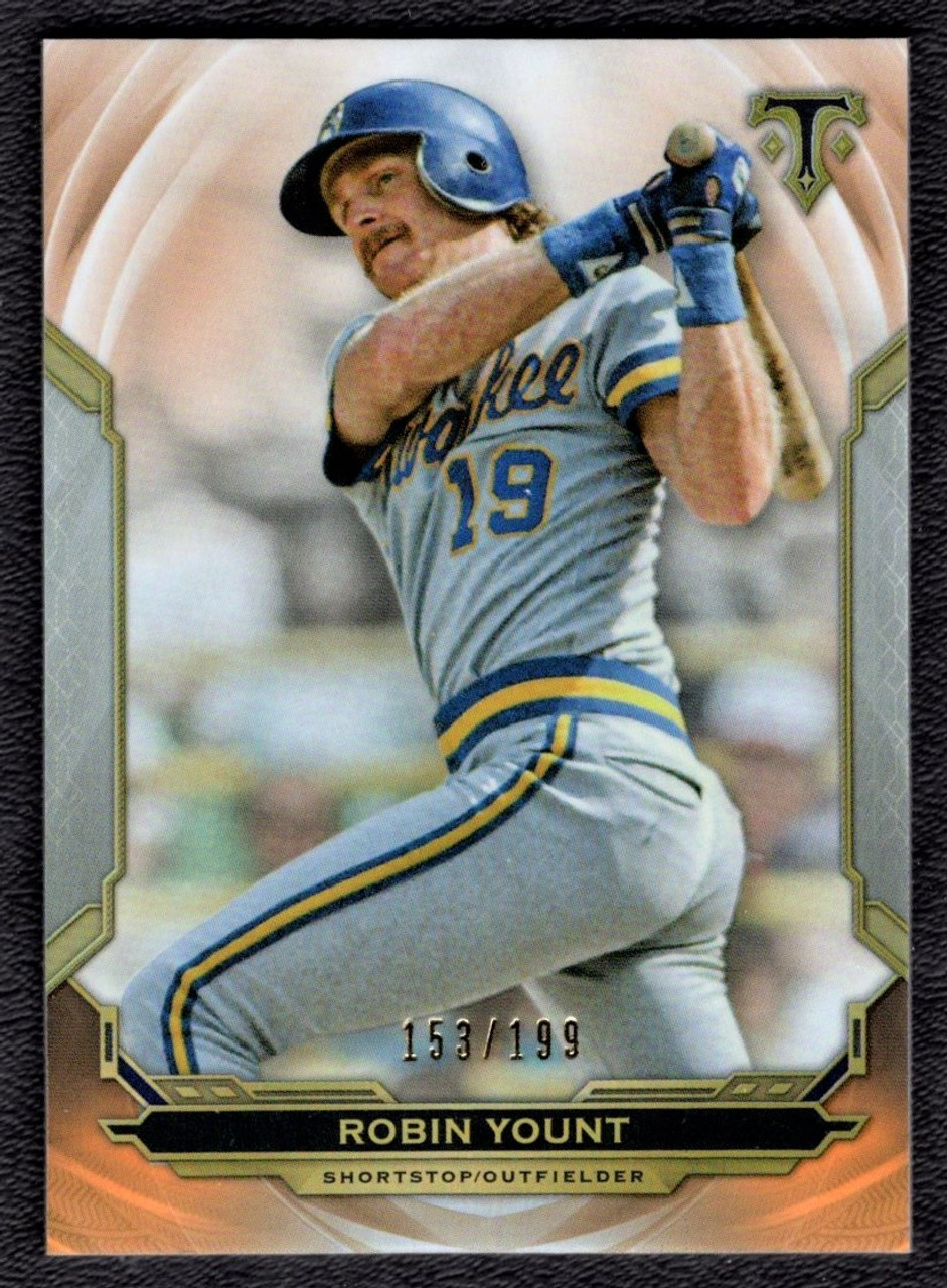 2019 Topps Triple Threads #30 Robin Yount Orange Parallel 153/199