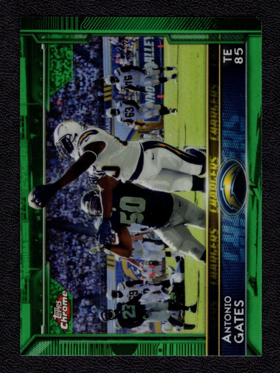 2015 Topps Chrome #60 Antonio Gates Green Refractor