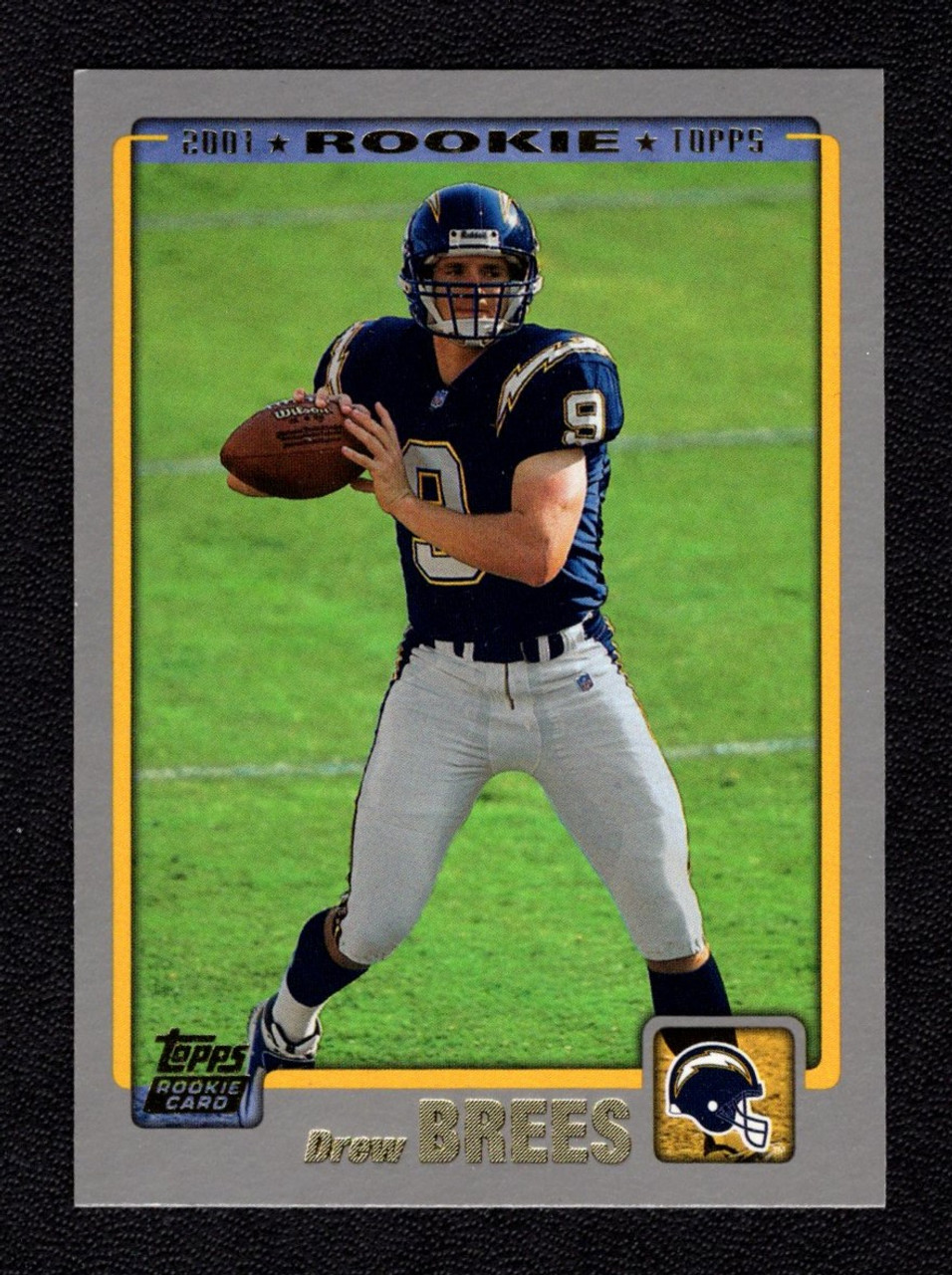 2001 Topps #328 Drew Brees Rookie/RC Card (#2)