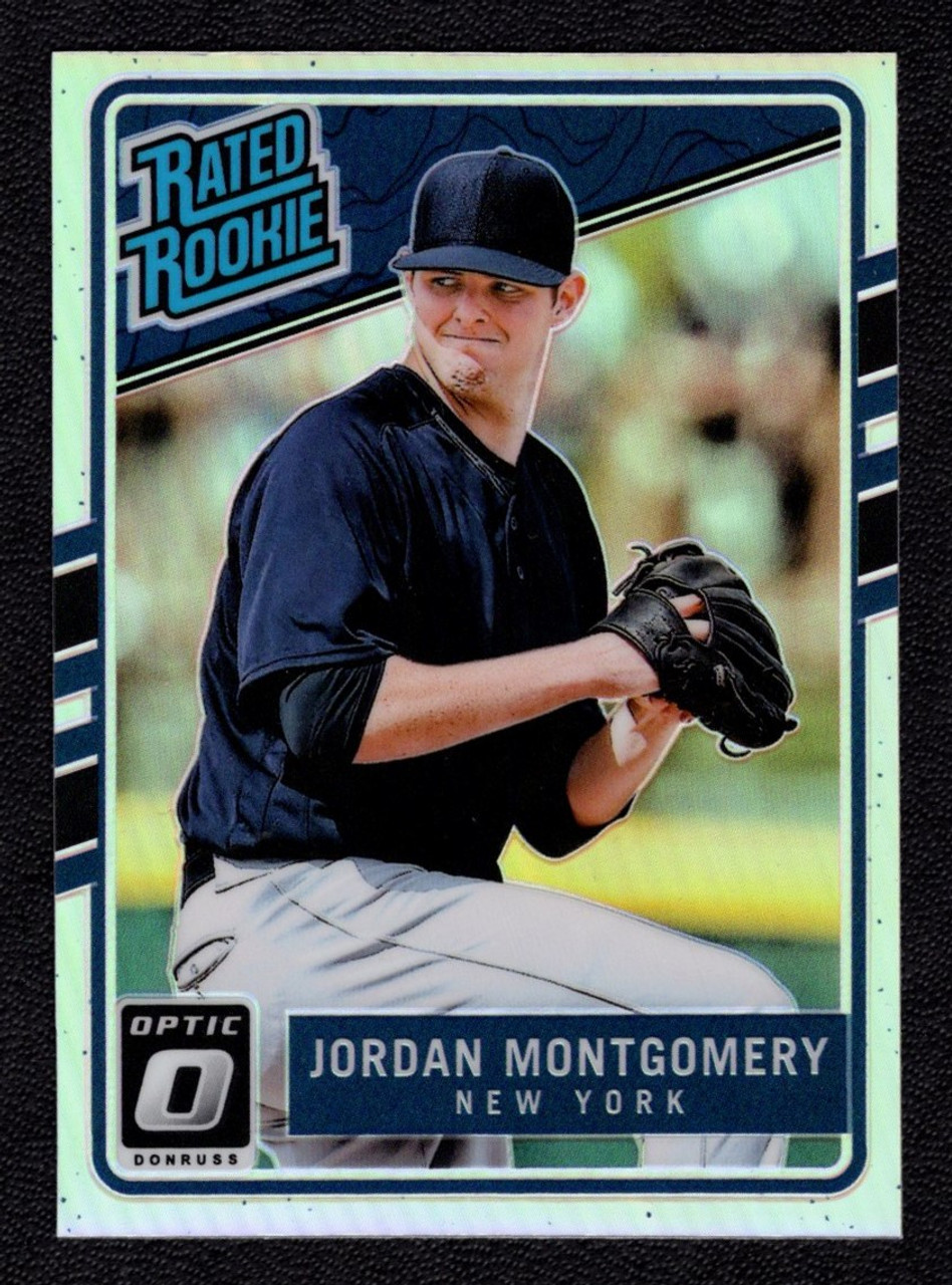 2017 Panini Donruss Optic #61 Jordan Montgomery Silver Prizm Rated Rookie