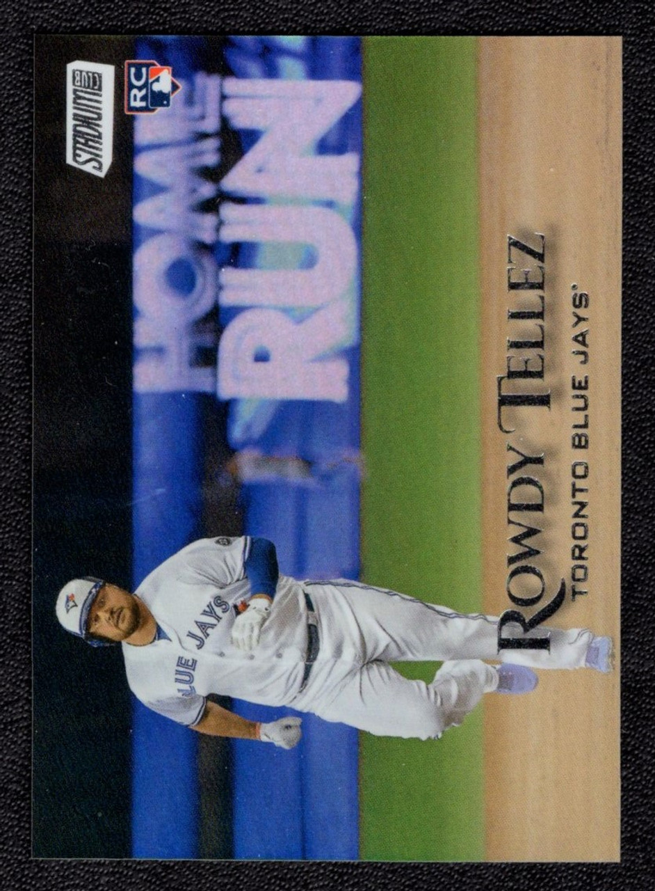 2019 Topps Stadium Club #293 Rowdy Tellez Black Foil Rookie/RC 24/25