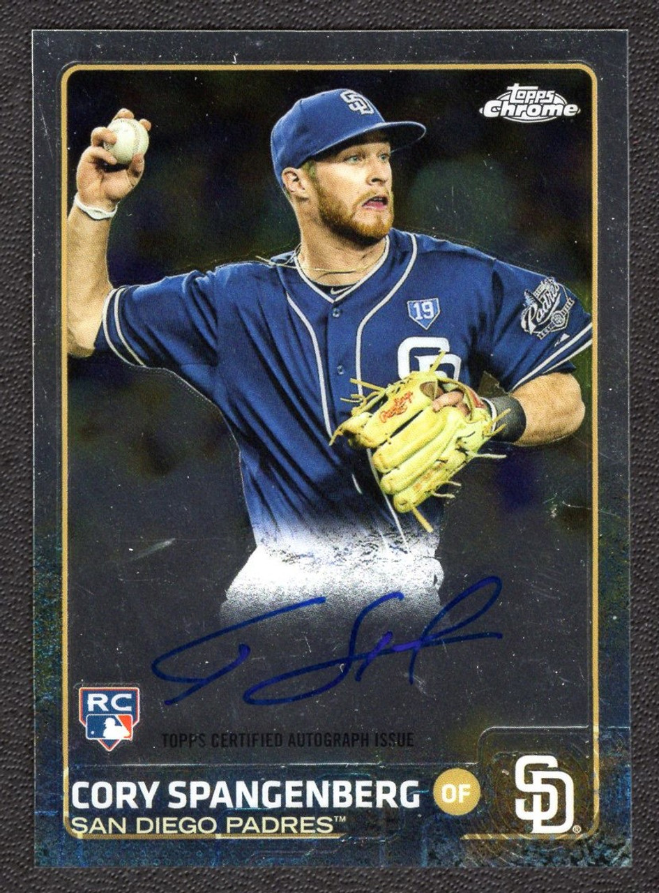 2015 Topps Chrome #AR-CS Cory Spangenberg Rookie Autograph