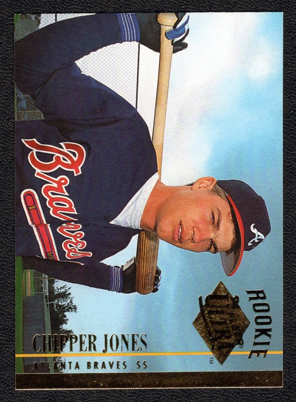 Chipper Jones baseball card (Atlanta Braves) 1995 Fleer