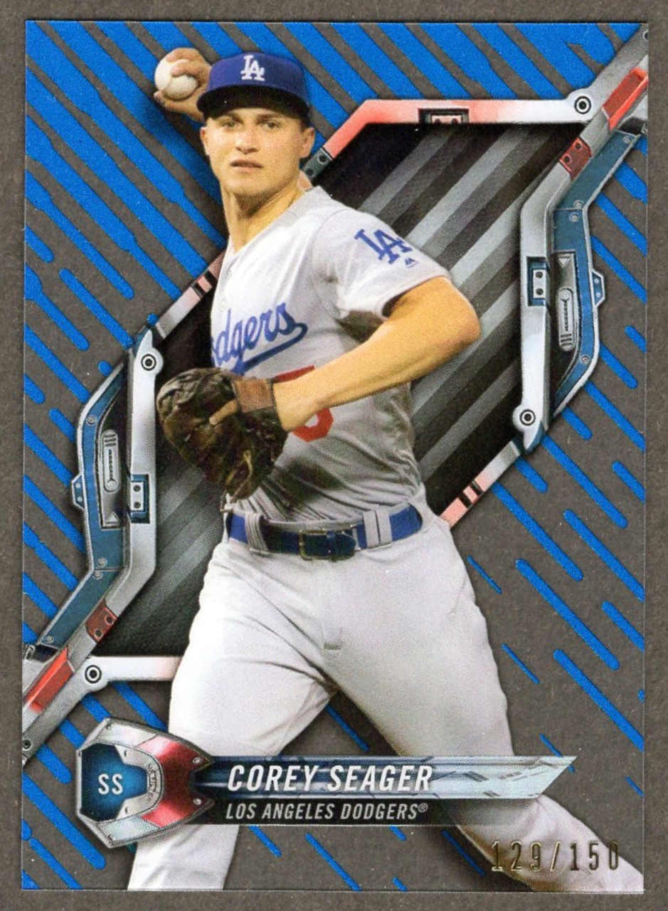 2018 Topps High Tek #HT-CSE Corey Seager Blue Parallel 129/150