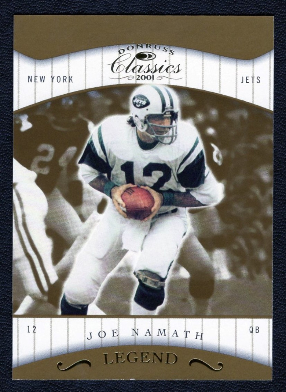 2001 Donruss Classics #185 Joe Namath Legend Parallel 0917/1425