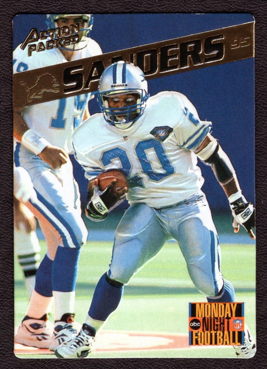 1995 Pinnacle Action Packed #2 Barry Sanders Monday Night Football