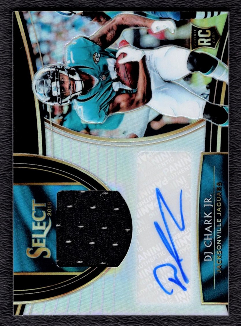 2018 Panini Select #RM-DJ DJ Chark Jr. Silver Prizm Rookie Jersey Autograph 188/199