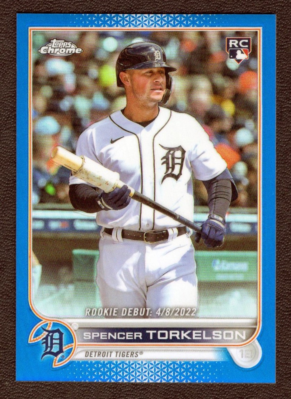 2022 Topps Chrome Update #USC157 Spencer Torkelson Blue Refractor Debut Rookie/RC 146/199
