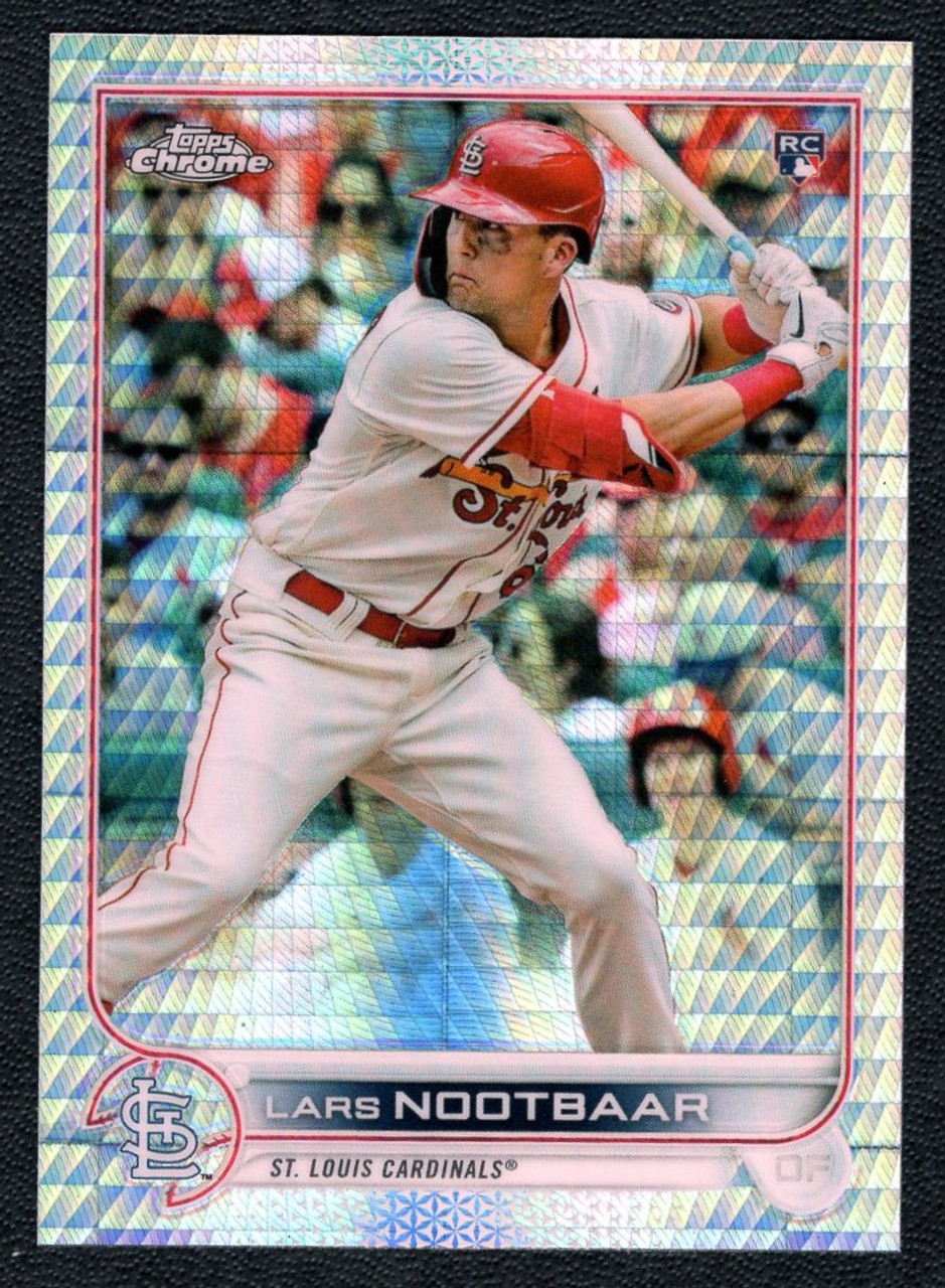 2022 Topps Chrome #19 Lars Nootbaar Prism Refractor Rookie/RC