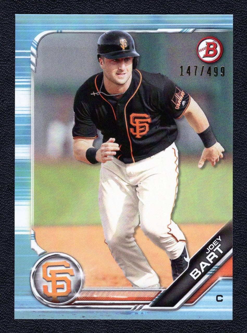 2019 Bowman Draft #BD-134 Joey Bart Sky Blue Parallel 147/499